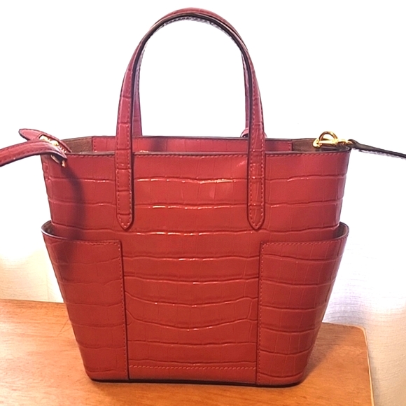 NWOT Ralph Lauren Leather Bag - Picture 2 of 9